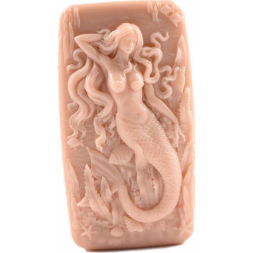 3D Mermaid Mold S532 Craft Art Silicone 3D Soap Mold Craft Molds DIY Handmade Candle Molds
