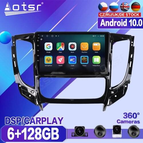 For Mitsubishi Pajero 2016 2017 2018 Car Multimedia Player Recorder Stereo Android 10 Radio Auto Audio GPS Navigation Head Unit