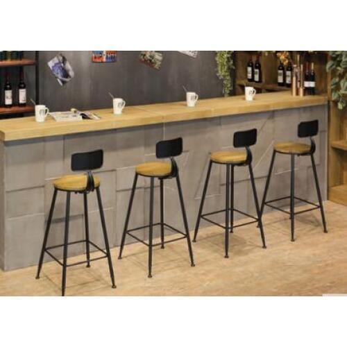 Bar chair. Tall stool. Bar chair iron art high chair.001