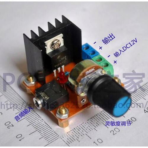 Free Shipping!!! Power output / board red LED / LED indicates the audio / board D22 / Electronic Component