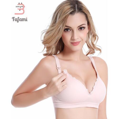 Nursing Bra Wireless Maternity Bra Modal Cotton Wire Free Breastfeeding Bra For Pregnant Women Lace Maternity Pregnancy Clothes