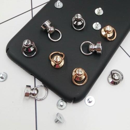 Phone case jewelry accessories screw buckle bracelet pendant decoration