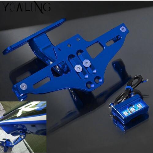 For Yamaha YZF R1 YZF R6 YZFR6 YZF R125 YZFR15 R25 YZF R3 Fender Eliminator License Plate Holder Mount Registration Number Plate
