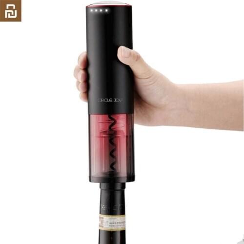 NEW Youpin Circle Joy Electric Red Wine Opener Electric Automatic Bottle Opener USB Charging Bottle Opener Kitchen Opening Tool