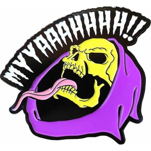 He-Man Skeletor Masters Of The UNiverse Pin Badge Enamel Pin