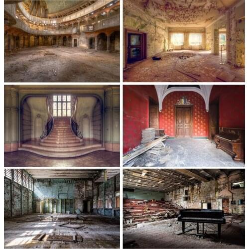 Deserted Old House Indoor Retro Baby Photo Background Vintage Theme Photography Backdrop Photocall Photo Studio 21604EHO-03