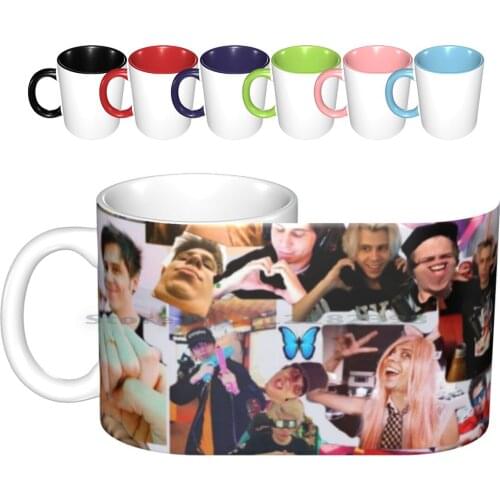 The Rubius Ceramic Mugs Coffee Cups Milk Tea Mug Elrubiusomg Elrubius Tito Rubius Gamer Collage Creative Trending Vintage Gift