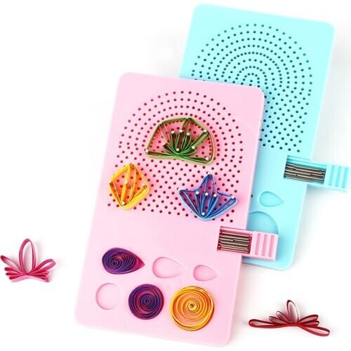 Paper Quilling Board Handmade Quilter Grid Guide for Paper Folding Crafting For Paper Crafting Winder Roll Square Craft DIY Tool