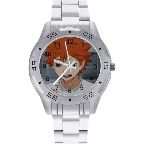 Haikyuu Quartz Watch Home Unisex Wrist Watch Steel Photo Design Men Wristwatch