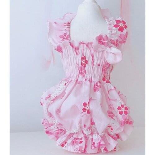 Summer Dog Dress Cute Floral Pet Dresses Skirt Small Dog Puppy Clothing for Dog Costumes Cat Yorkshire Poodle Pet Outfit Apparel