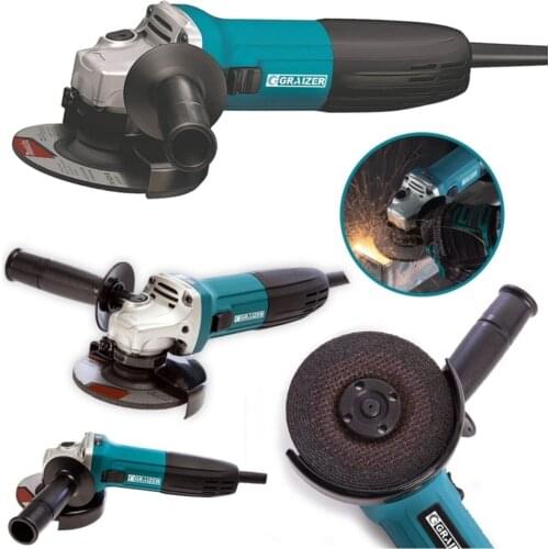 German 2000 Watts Professional Sjs Double Metal Transmission Palm Grinding Machine 125 Mm Blue, 2021 Model, in stock, Fast sent