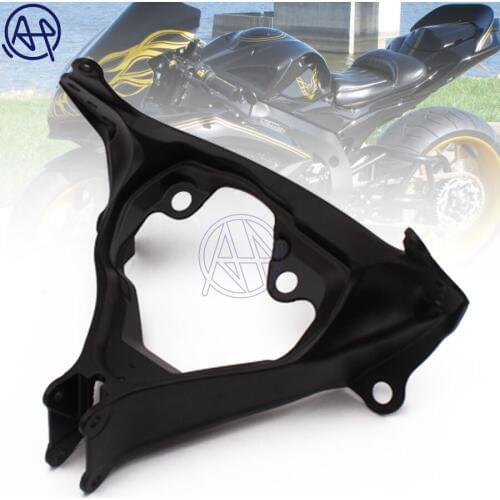 Fits For Suzuki GSX-R 750/600 2008-2010 Black Aluminum Nose Head Upper Stay Fairing Motorcycle Headlight Bracket Assembly 1pcs