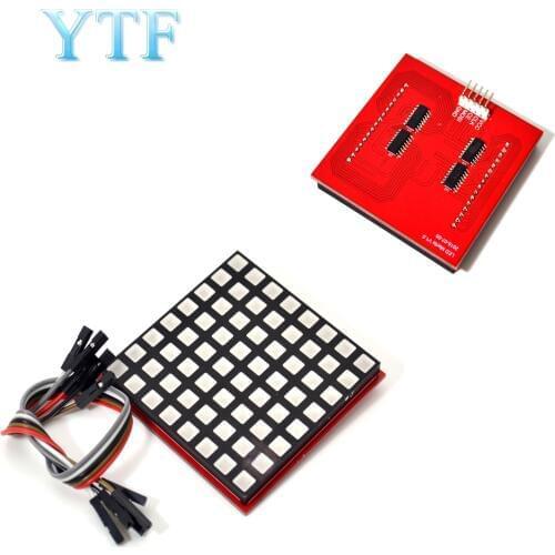 LED Full Color Dot Matrix RGB Display Screen Board 8*8 Dot Matrix Module for Raspberry Pi 3/2/B+ 8x8 RPI Matrix