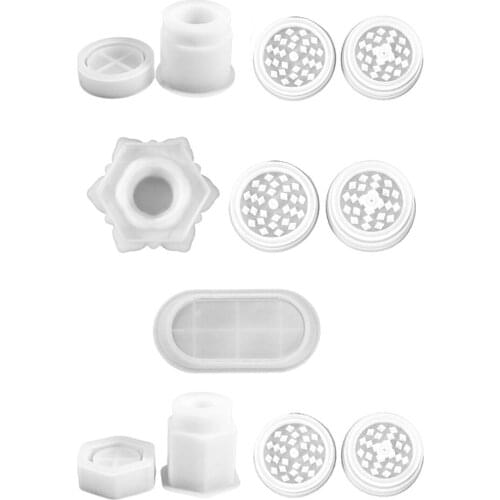 Silicone Resin Mold DIY Epoxy Leaf Herbal Herb Grinder Spice Crusher Moulds