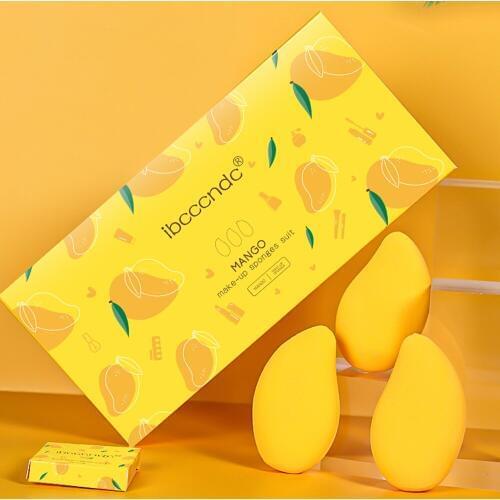 Cosmetic Puff Makeup Sponge Puff Smooth Womens Makeup Foundation Power Cream Sponge Puff Make Up Blender Tools 3Pcs/set