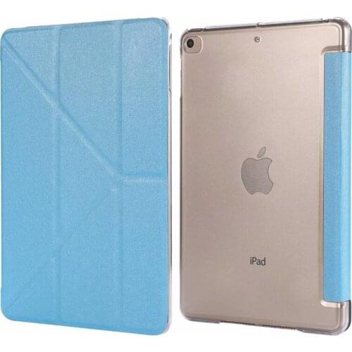 Smart Cover for iPad Mini2 3 Case for iPad Mini 1 2 3 4 5 Case PU Leather Hard Plastic Back Cover with Trifold Stand Auto Sleep
