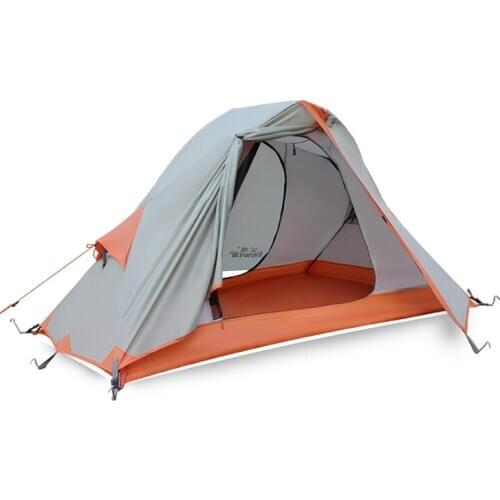 Outdoor Professional Camping Tent Ultra-light Storm-proof Sandstorm Camping Riding Equipment Double Aluminum Pole 2.25kg