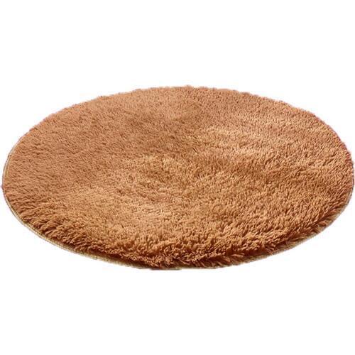 Home Solid Yoga Mat 40cm x 40cm Decor Soft Bath Bedroom Non-slip Floor Shower Rug Yoga Plush Round Mat woman Mini Rugs