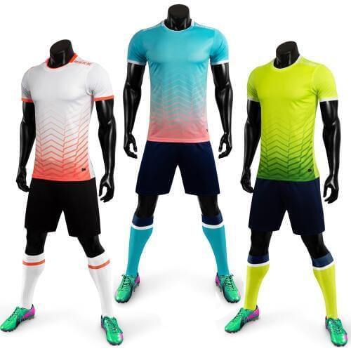 Hot sale jerseys Sets Soccer, Adult & Kid Soccer Uniforms Jersey + Shorts , Men Women survetement Football Jerseys kit M8622