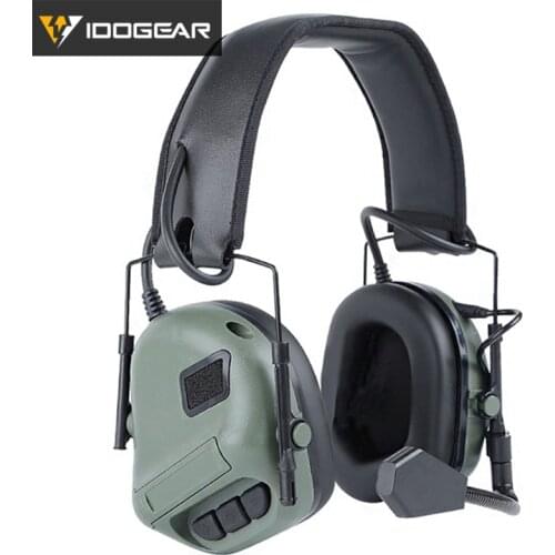 IDOGEAR Electronic Headset Ear Muffs Head Wearing Military Noice Reduction Version Shooting 6701