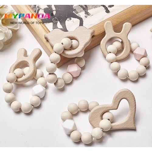 Детские деревянные прорезыватели MYPANDA China At AliExpress
