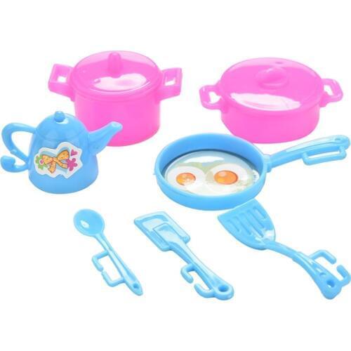 2020 New Kitchen Tableware Doll Accessories For Dolls Toys Girls Baby Play House Toys