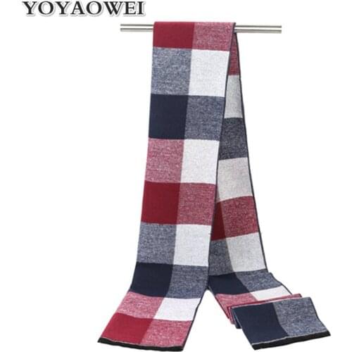 New Mens Scarves Winter Business Casual Cotton Solid Warm Scarf Mature Mens Bib Flaid Scarf Nouveaux Foulards Pour Hommes