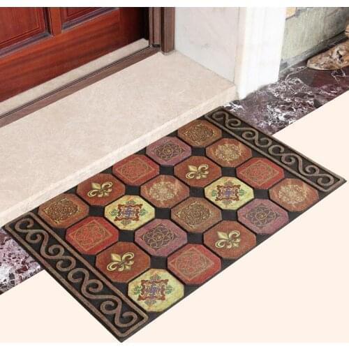 New Doormat Natural Rubber Carpet Living Room Study Room Bedroom Bedside Balcony Decor Bath Rugs Toilet Carpets Non-slip Kitchen