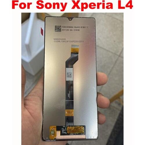 Original Best LCD Display Touch Panel Screen Digitizer Assembly For Sony Xperia L4 XQ-AD52 XQ-AD51 Mobile Sensor Replacement