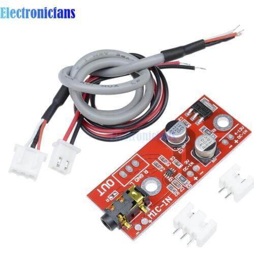 MAX9812 Electret Microphone Amplifier Board Sound Voice Module 3V/5V/12V Input Micro phone Amplifier Board Module Wholesale