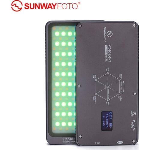 SUNWAYFOTO FL-70 RGB LED Light RGB Color Selfie Video Light Camera Studio Light For Canon Nikon Sony Photography Lighting