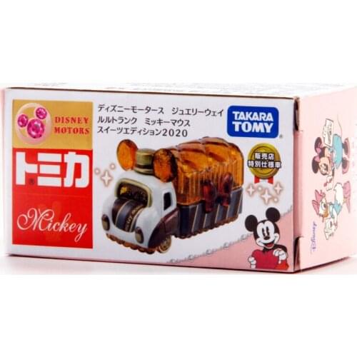 Tomica Disney Motors Jewelry Way Lulu Trunk 2020 Mickey Mouse Metal Diecast Vehicle Collection Car