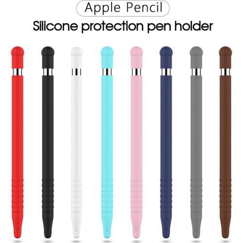 Unique Silicone Sleeve Cap Tip Cover Holder Tablet ipod Touch Pen Stylus Pouch Sleeve For Apple Pencil 1 Case For iPad Pencil