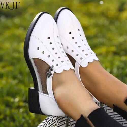 2021 Women Flat Spring/Summer Shoes Hollow-Out Breathable Lace-Up Sandles Flats Female Casual Beach Shoes Outdoor Footwear