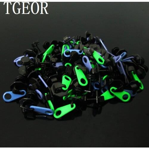 Retail illusion cheaters earring 1 Pair mixed colors 1.2*6*5/10mm Stainless Steel zipper laser cut ear piercing fake plugs