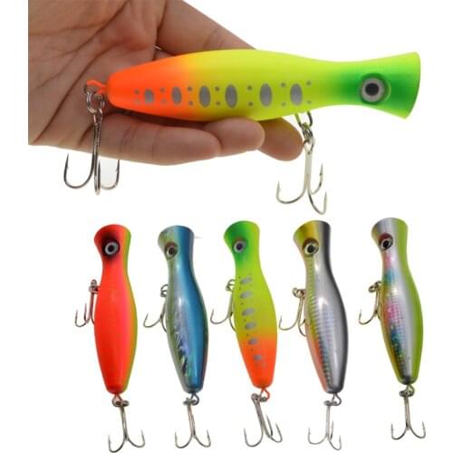1pc 12cm 42g Top water bump popper lure fishing bait for big game sea fishing tackle wobbler tuna baits