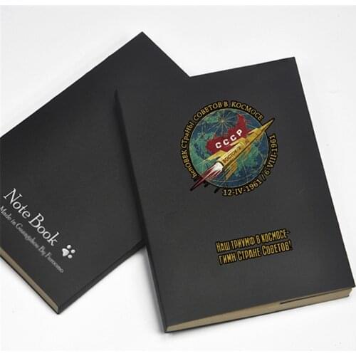 1pcs Creative Soviet CCCP Notebook Notepad Journal Diary Stationery Cosplay Prop for Women Men Note Book Christmas Gift
