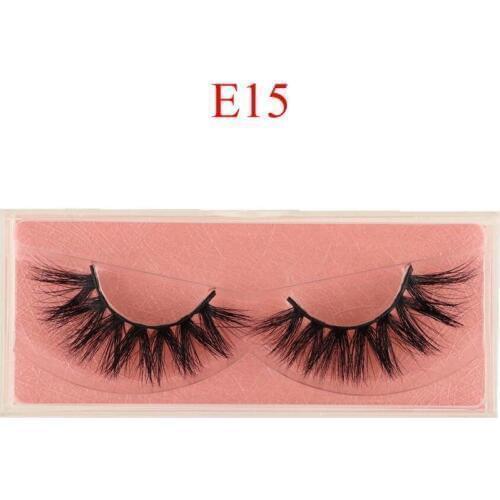 100 pcs Mink Eyelashes 3D Mink 100% Cruel Eyelashes Handmade Natural Reusable Small Eyelashes False Eyelash Makeup Eye