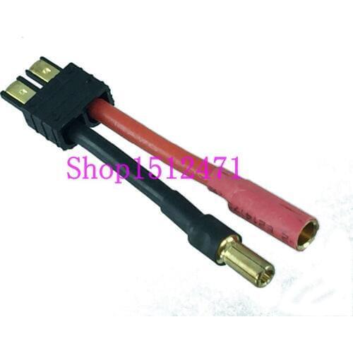 1pce Traxxas TRX Male to 5.5mm Bullet Female Adapter 12AWG 5CM Wire RC Turnigy