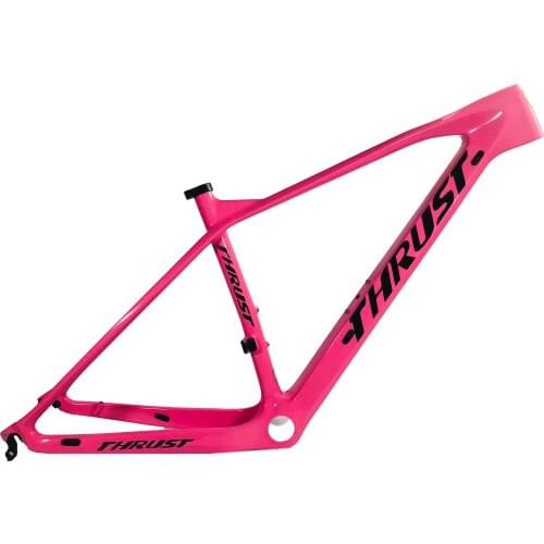 2021 THRUST NEW T1000 Pink 27.5er 15 17 Carbon fiber mtb frame Mountain Bike Racing Super Light BSA BB30 PF30 2 Year Warranty