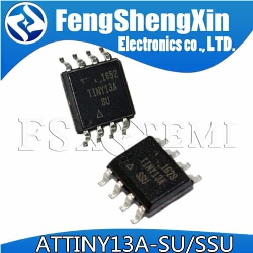 1-5pcs/lot ATTINY13A-SSU SOP8 ATTINY13A SOP TINY13A SOP-8 13A-SSU SMD microcontroller SOP-8