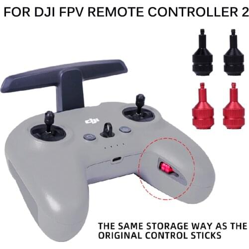 Aluminum Joystick for DJI FPV Remote Controller 2 Same Storage As Original Rocker Control Sticks for DJI FPV Combo Accessories
