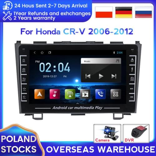 Android 8.1 IPS head unit For Honda CR-V 3 RE CRV 2006 2007 2008-2012 wifi bluetooth Double Din Android Car Stereo 2din