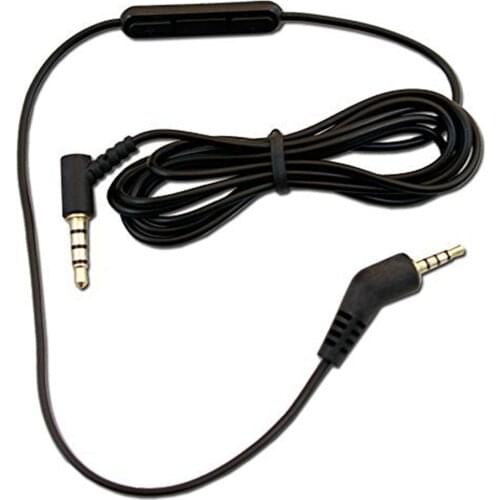 3.5mm to 2.5mm Audio Cable for Bose QuietComfort 3 QC3 Headphone Headset Replacement Aux Cable Cords Line with Microphone