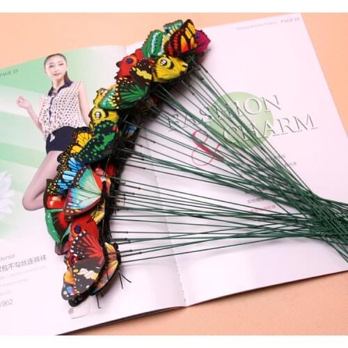 Butterflies for Gardening Decoration Colorful Whimsical Butterfly Stake Decor Jardineria Planter Butterfly Flower Pot Decoration