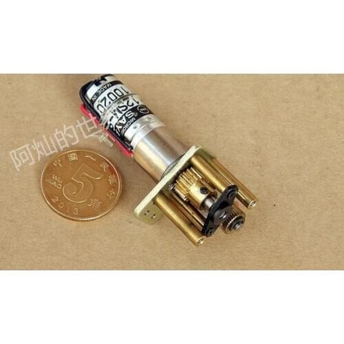 Dc motor:gear motor/total mental/12mm/micro/diy/6v-8v lzx