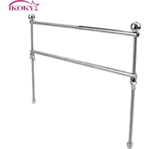 IKOKY Nipple Clamps Flirt Sex Toys For Couples Torture Bondage Set Nipple Clamps Stainless Steel Adjustable Breast Stimulate