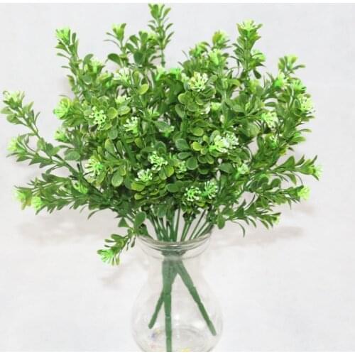 Artificial Ferns Green Grass Plants Water Grass Eucalyptus Plastic Flower Plant Wedding Home Garden Decoration Table Decors