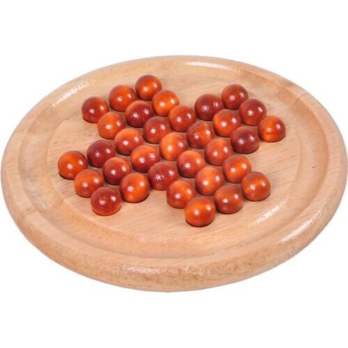 Classic Wooden Peg Puzzle Chessboard Kongmed IQ Mind Brain Teaser Kids Toy Educational Toys Non-Toxic Wooden ChessboardToy Gift