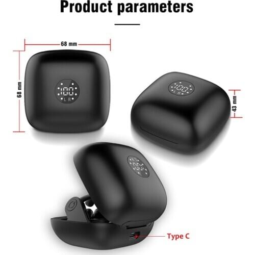 50sets B11 TWS Bluetooth Earphones Led Digital Display 5.0 Wireless Headphones Waterproof 8D Stereo Earbuds